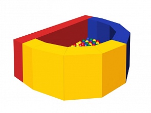 Сухой бассейн - Долька ДМФ-МК-12.47.00 с 300 шариками в комплекте (Romana, ДМФ-МК-12.47.00)